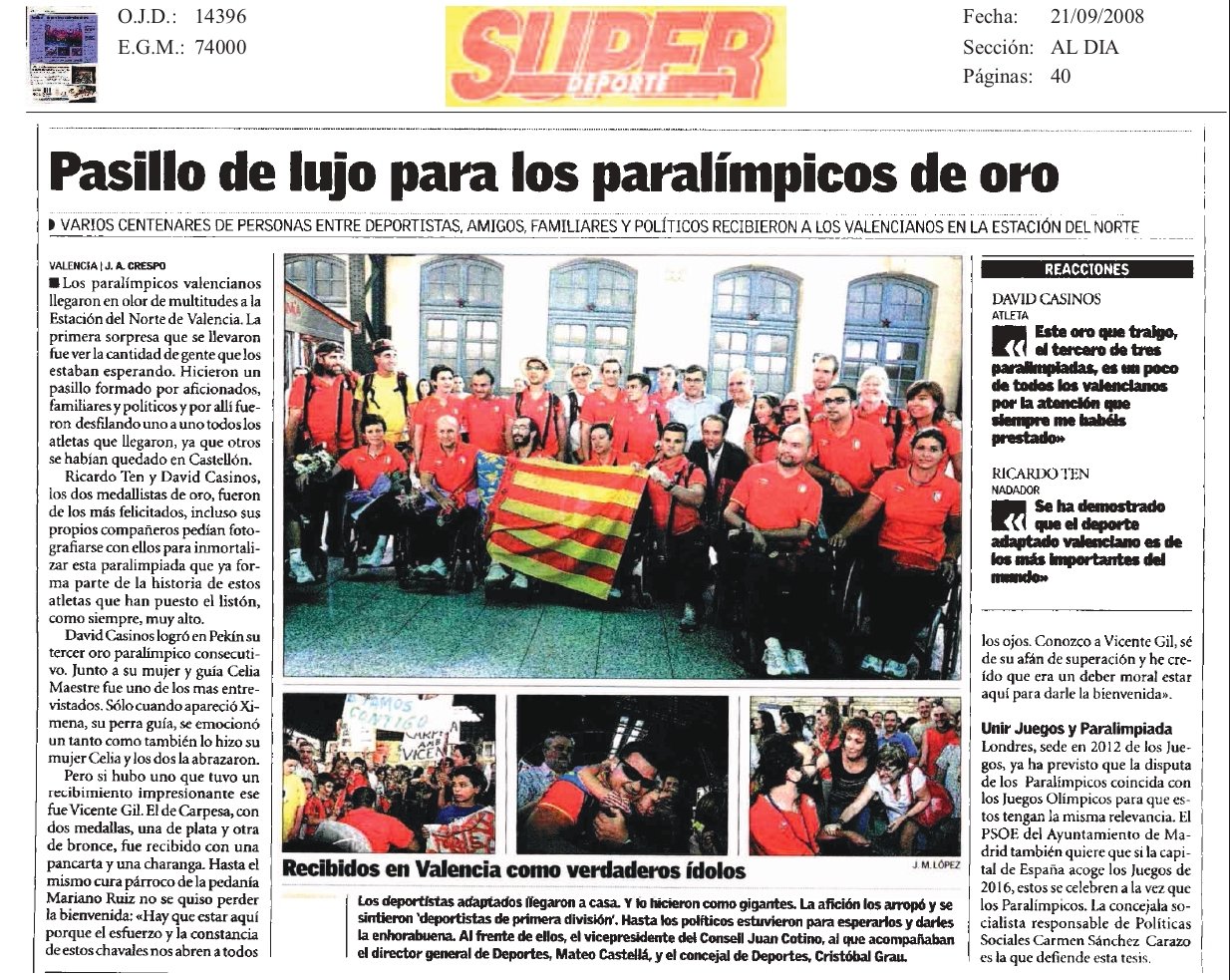 Noticia SuperDeporte post Pekín 2008