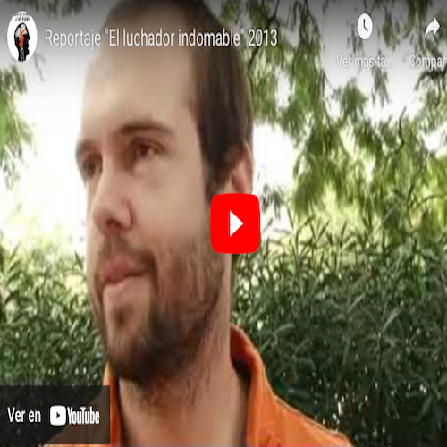 Enlace a la video entrevista del luchador indomable, de cuando hacía triatlón