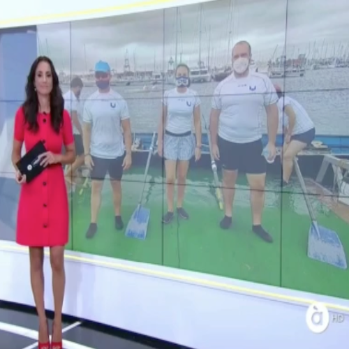 Enlace al reportaje de A Punt sobre la sección de remo adaptado del Club de remo Ciudad de Valencia