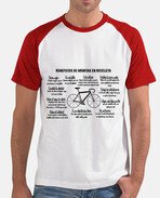 Diseño de camiseta beneficios de montar en bici